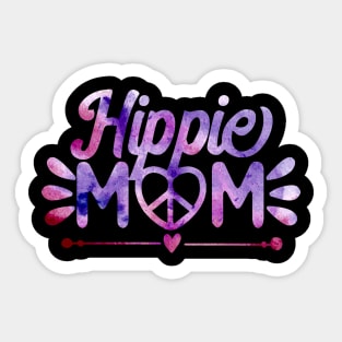 Hippie Mom - Tie Dye Design Sticker